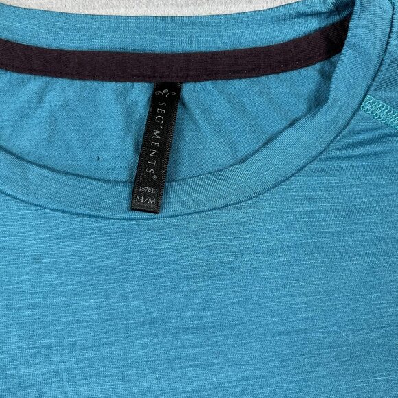 Segments Shirt Womens Medium Blue Long Sleeve Performance Base Layer Athletic - Picture 2 of 8